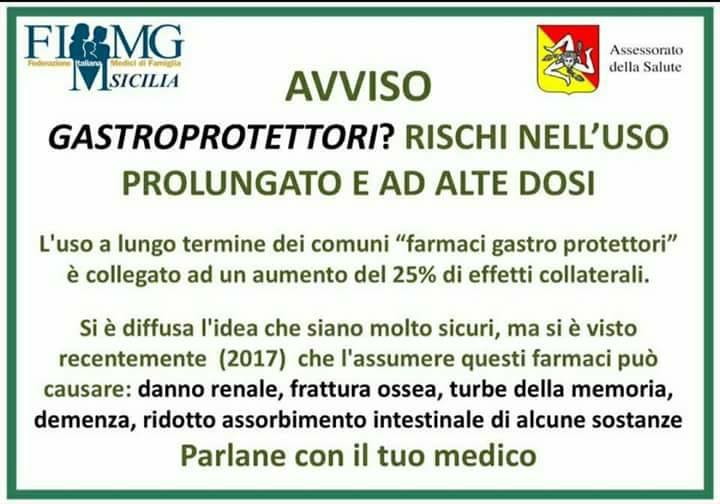 De-prescrivere gli Inibitori di Pompa Protonica.