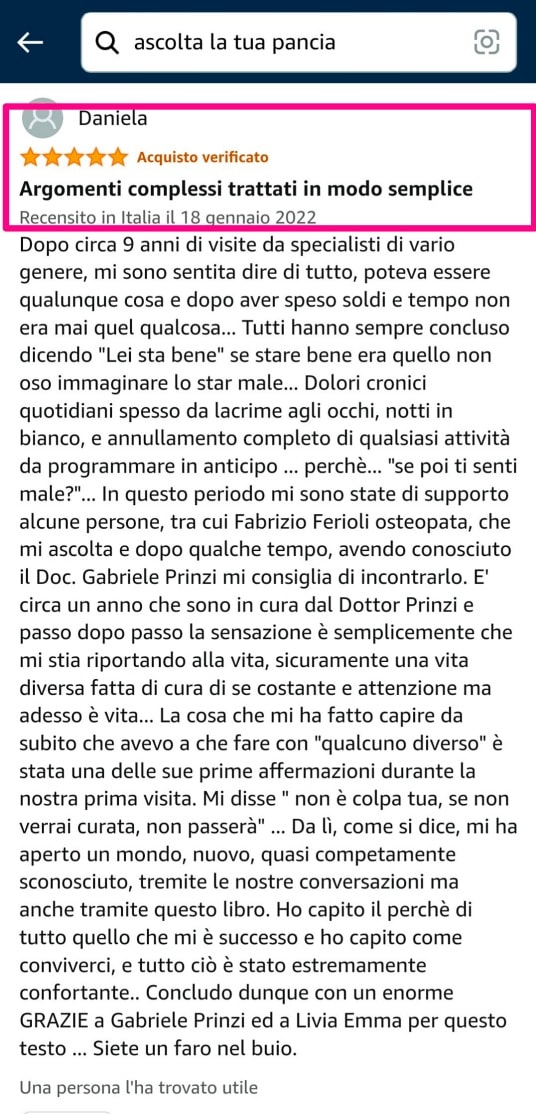 RARAMENTE PUBBLICO UNA RECENSIONE. MA QUESTA VA LETTA